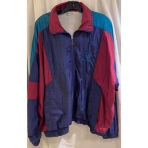 Sergio Tacchini Men's Zip Jacket Multi-Color (Tiniest Hole) 2X
